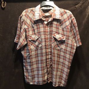 Vintage Townsley snap button western shirt sleeve